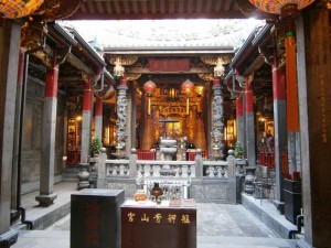 Intérieur du Qingshan Temple