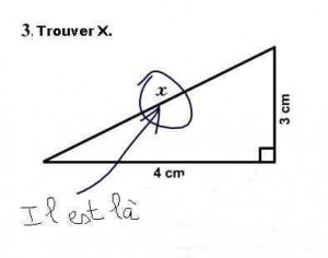 Trouver X